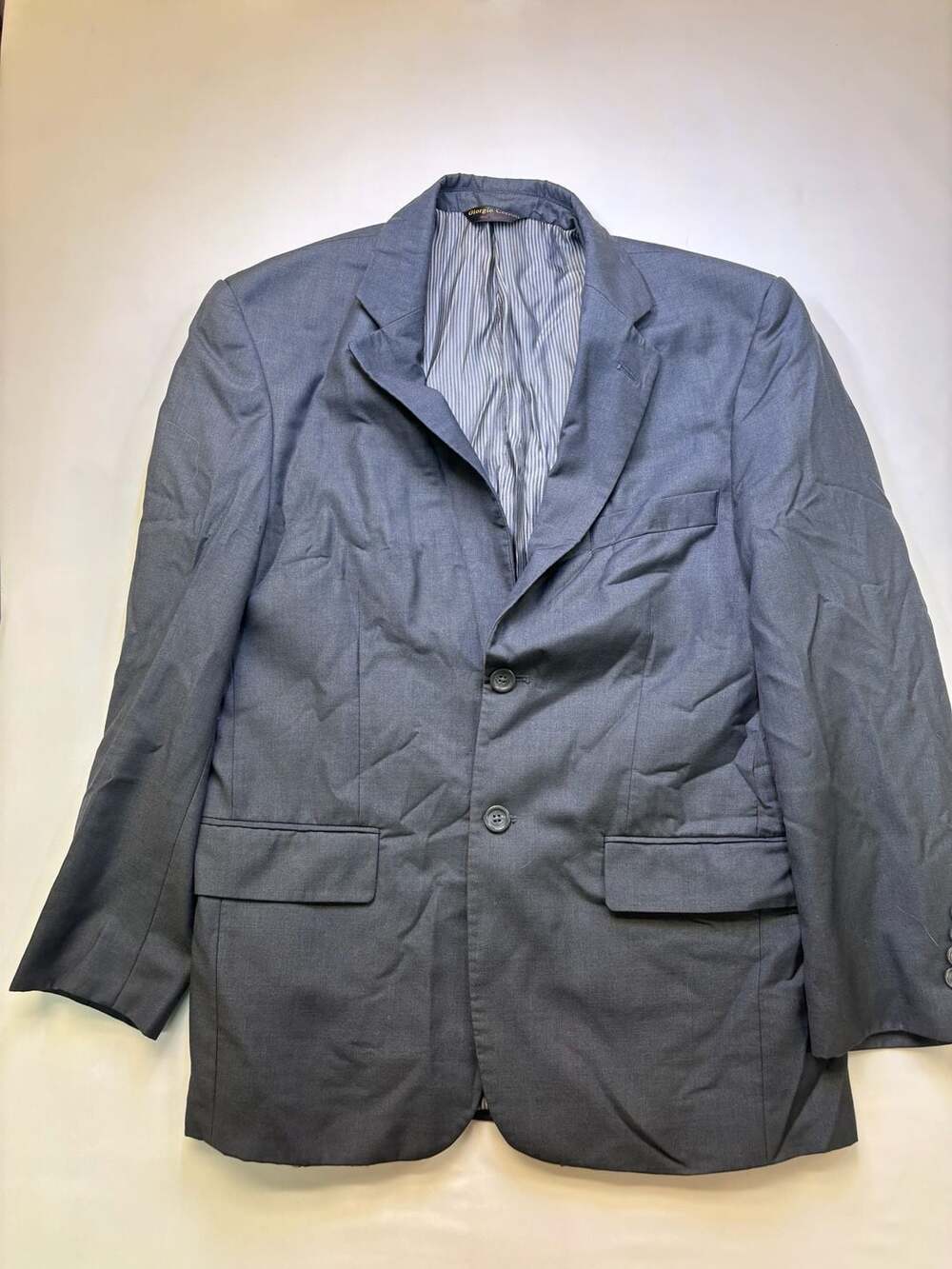 Giorgio Cerruti Paris SBX2 Gray Blazer Sport Coat Jacket Mens 36S